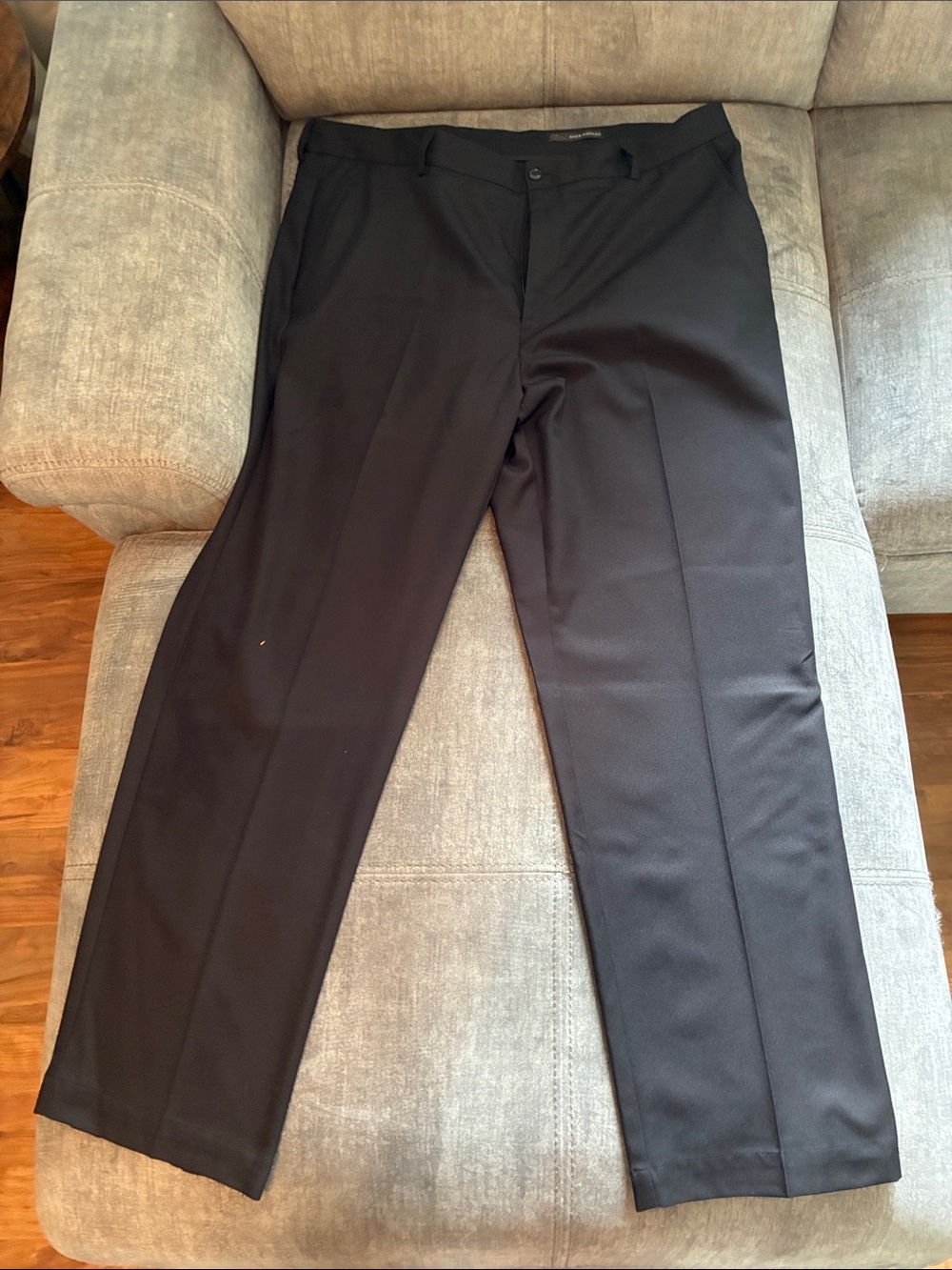 Greg Norman Men's Black Dress Golf Pants - Classic Straight Fit